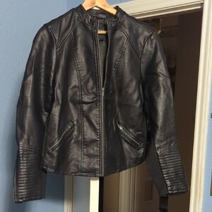 Torrid Black Leather Jacket